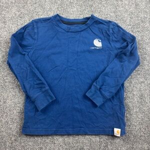 CARHARTT Kids Long Sleeved Blue “tools” graphic Shirt size: 5